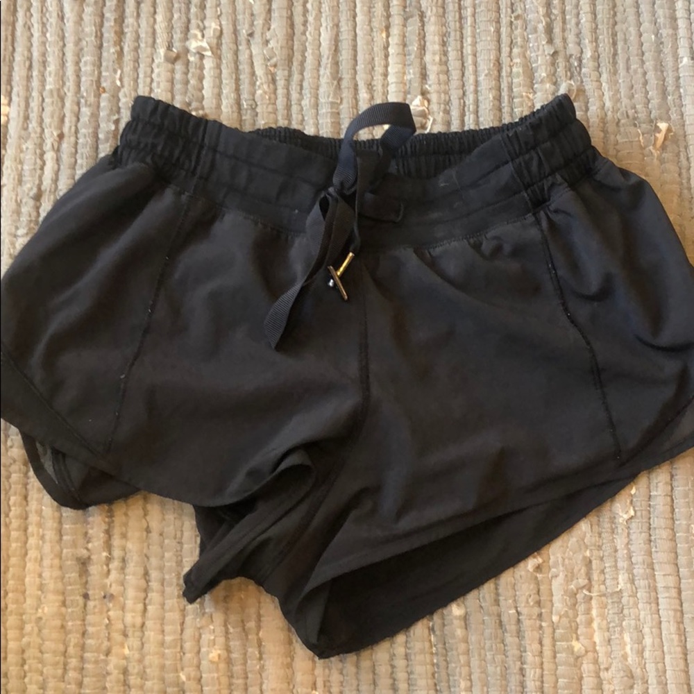 Black lululemon shorts